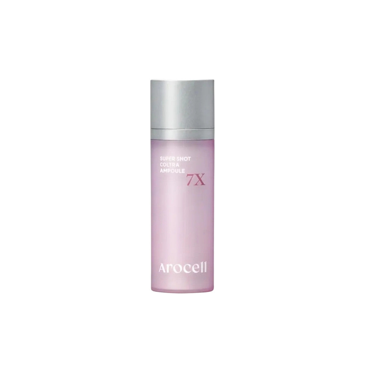 Arocell Super Shot Coltra Ampoule 7X – 30ml clinical anti-aging serum with max-strength Poly-L-Lactic Acid PLLA, Low-Molecular Collagen, and Peptides available at Atelier De Glow UAE.