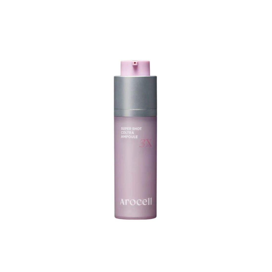 Arocell Super Shot Coltra Ampoule 3X – 30ml clinical anti-aging serum with Poly-L-Lactic Acid PLLA, Low-Molecular Collagen, and Peptides available at Atelier De Glow UAE.