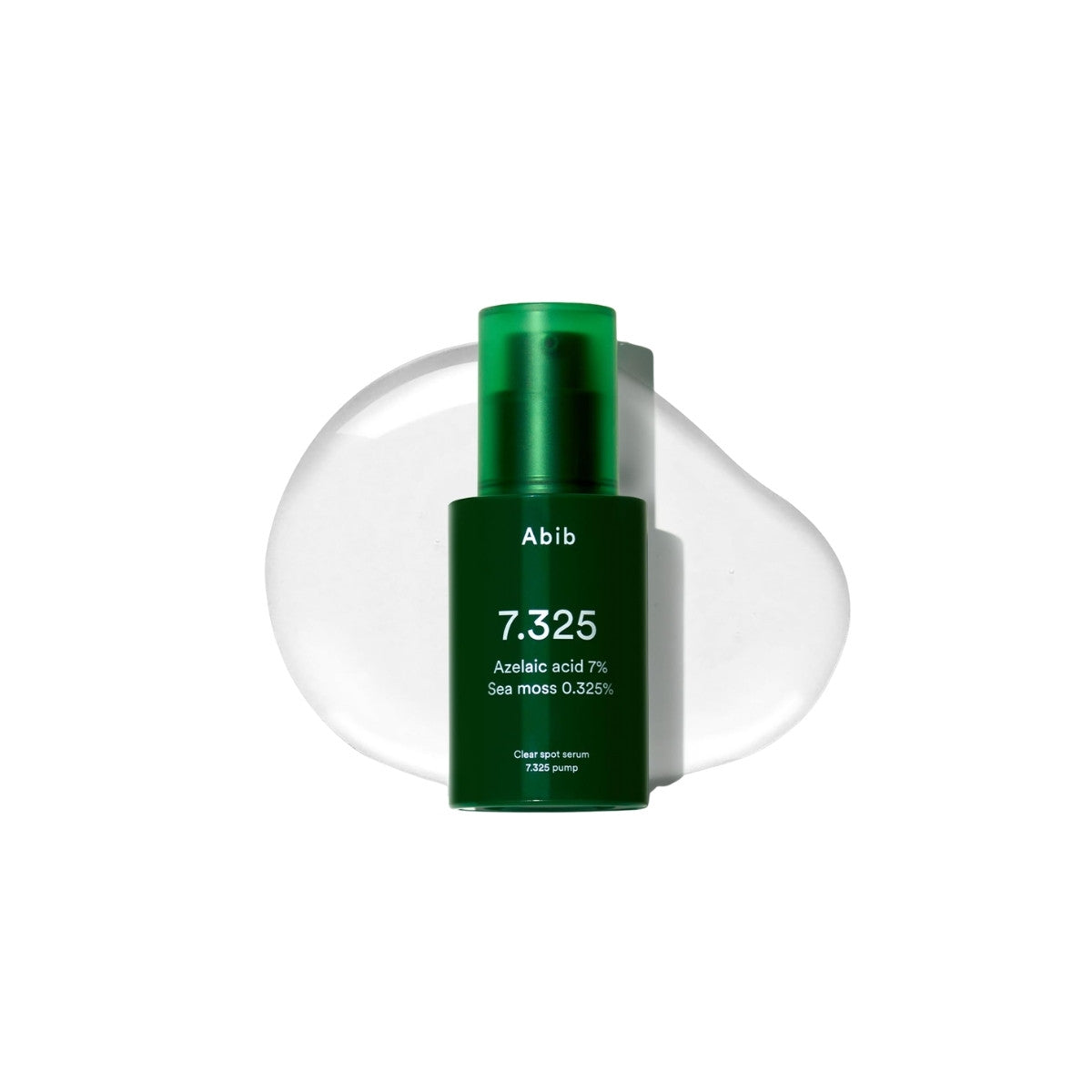 Abib Clear Spot Serum 7.325 – 30ml targeted blemish treatment with Succinic Acid and Heartleaf extract available at Atelier De Glow UAE.