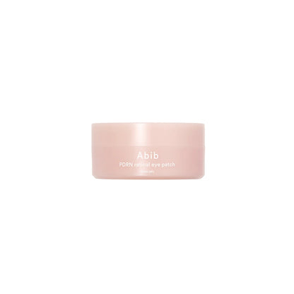 Abib PDRN Retinal Eye Patch Glow Jelly – 60 patches infused with Vegan PDRN and Retinal (Vitamin A) for advanced Korean eye care available at Atelier De Glow UAE.