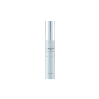 TIRTIR Collagen Lifting Eye Cream 15ml – intensive firming and anti-aging eye treatment formulated with low-molecular collagen and peptides for youthful skin at Atelier De Glow UAE.