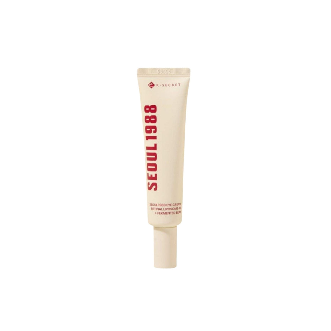 KSECRET SEOUL 1988 Eye Cream Retinal Liposome 4% + Fermented Bean – 30ml clinical-strength anti-aging night eye cream available at Atelier De Glow UAE.