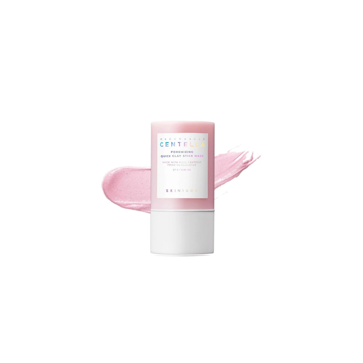 SKIN1004 Madagascar Centella Poremizing Quick Clay Stick Mask 27g – soothing clay mask stick formulated with white mud and centella asiatica available at Atelier De Glow UAE.