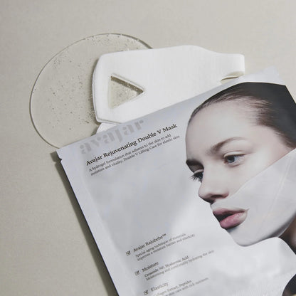 Collagen and Peptide-infused AVAJAR Rejuvenating Mask – Sculpting Korean skincare for an instant "Snatched" profile and elastic skin at Atelier De Glow UAE.