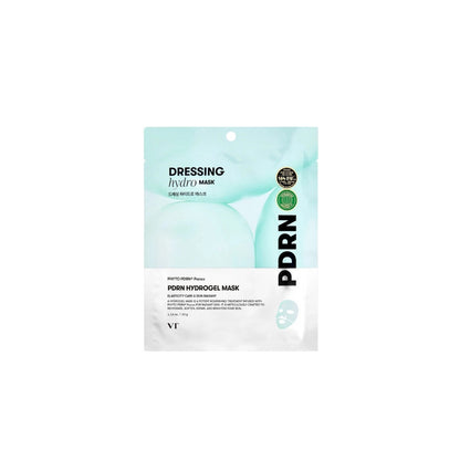 VT PDRN Hydrogel Mask 1PC – premium firming and hydrating sheet mask formulated with PDRN for skin barrier repair and rejuvenation available at Atelier De Glow UAE.