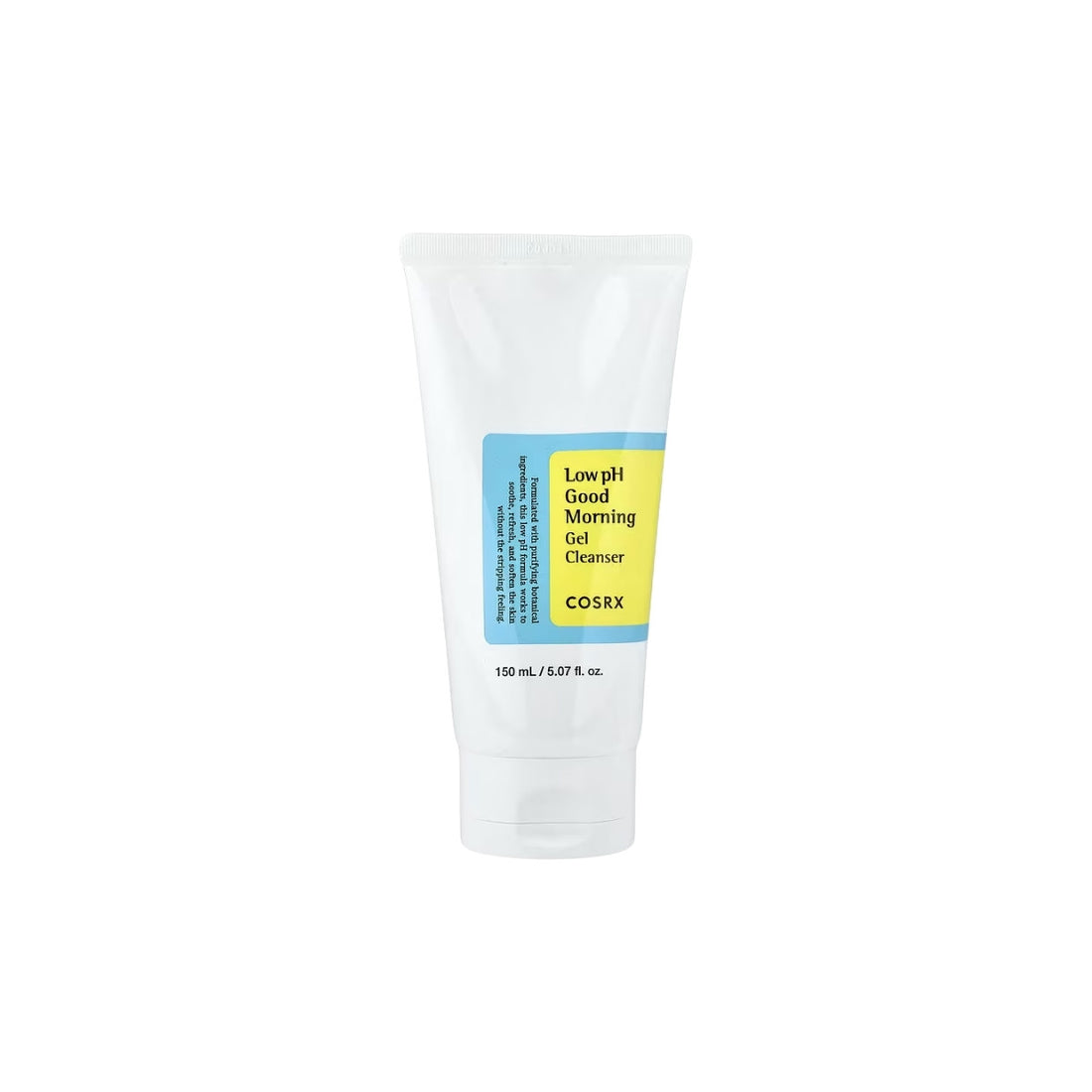 COSRX Low pH Good Morning Cleanser – 150ml Korean gel cleanser with Tea Tree Oil and Natural BHA available at Atelier De Glow UAE.