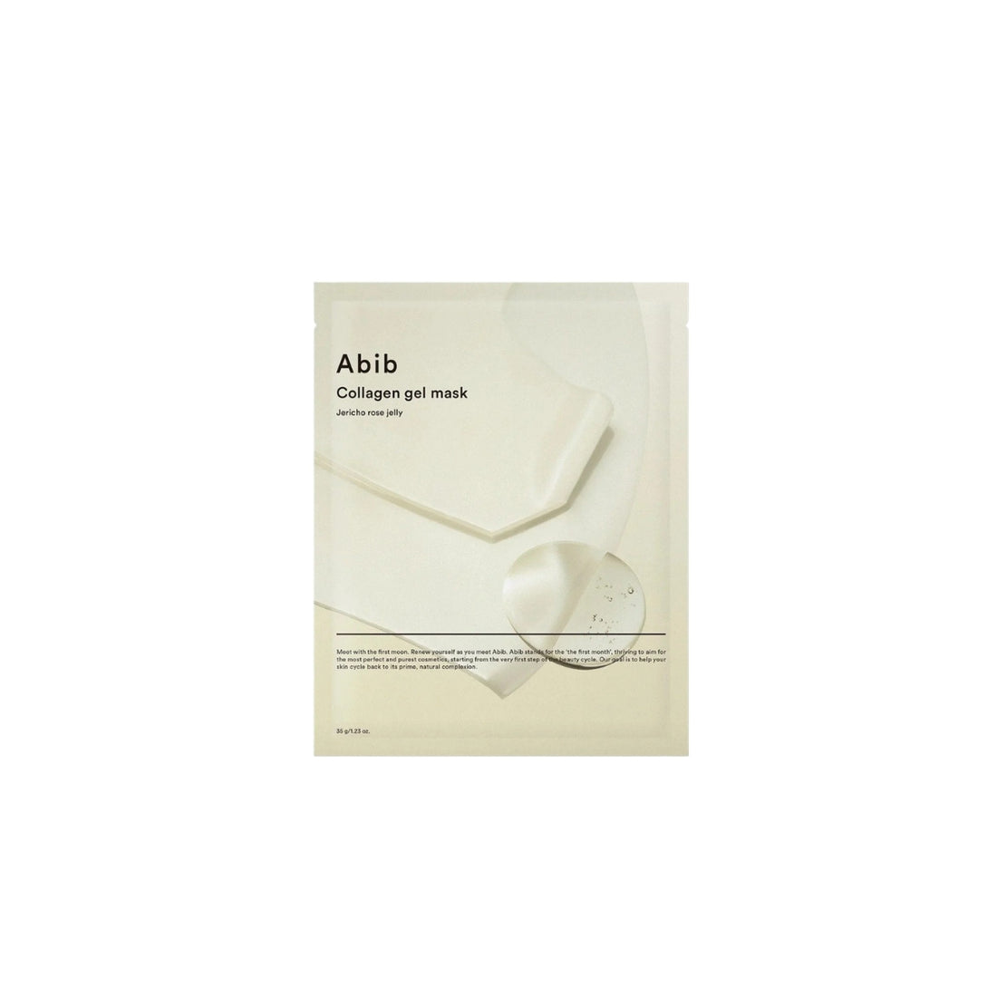 Abib Collagen Gel Mask Jericho Rose Jelly – Vegan Collagen and Rose of Jericho (Resurrection Plant) infused Korean hydrogel mask available at Atelier De Glow UAE.
