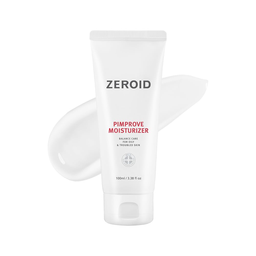 Lightweight gel-cream texture of Zeroid Pimprove - Matte finish for oily skin - Atelier De Glow UAE