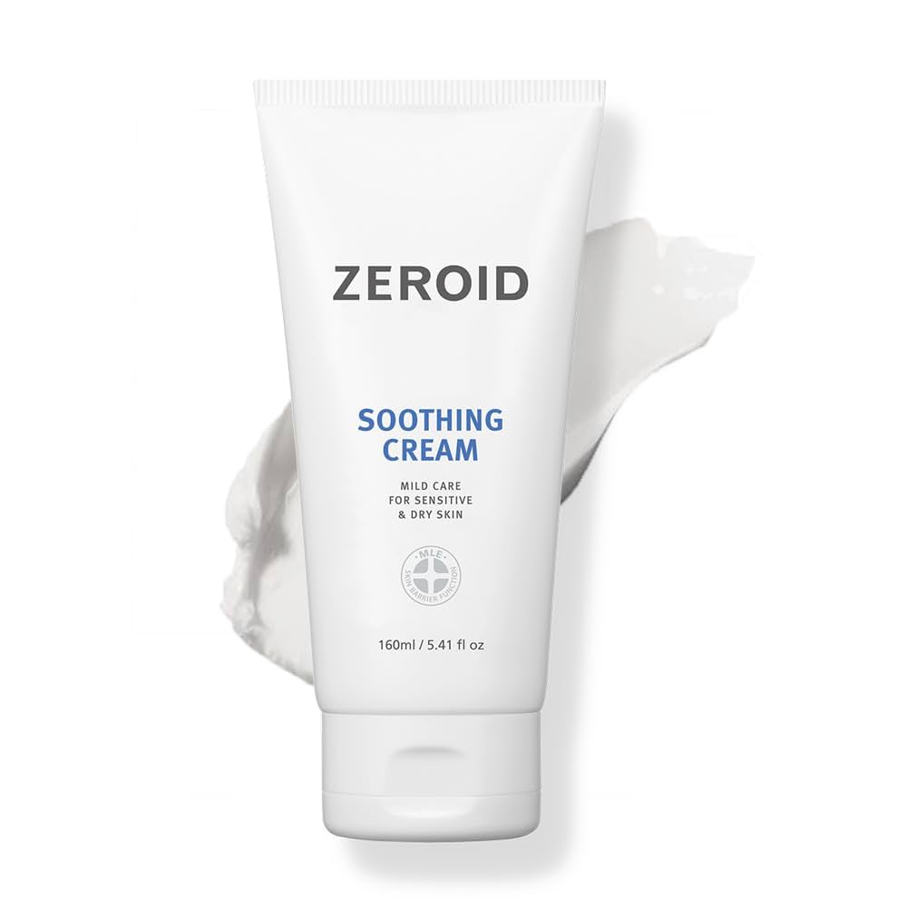 ZEROID Soothing Cream 80ml tube - Medical-grade Korean barrier repair - Atelier De Glow UAE