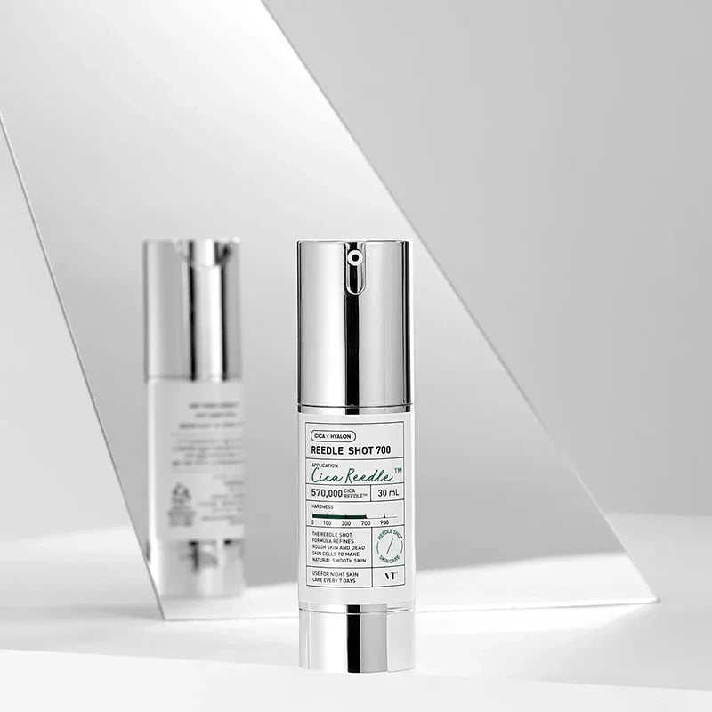 VT Reedle Shot 700 for treating rough skin texture, enlarged pores, and uneven tone with professional-grade absorption technology from Atelier De Glow UAE.