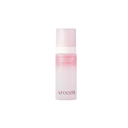 Arocell Super Collagen Ampoule Mist 30ml – hydrating anti-aging face mist formulated with premium collagen for improved elasticity and radiance available at Atelier De Glow UAE.