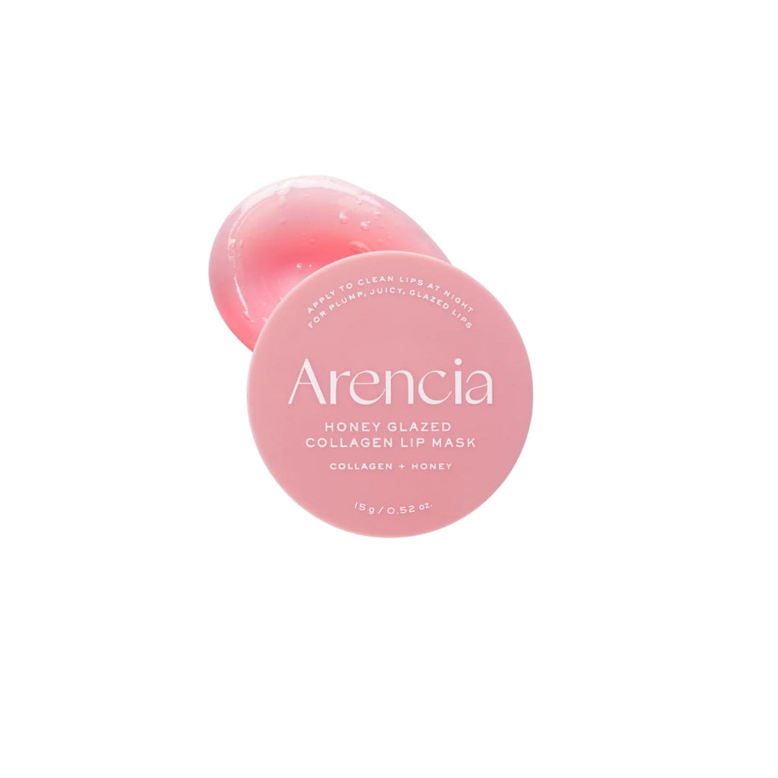 Arencia Honey Glazed Collagen Lip Mask – Korean overnight lip treatment with Honey and Collagen available at Atelier De Glow UAE.