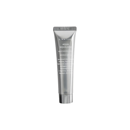 S.NATURE Aqua Squalane Moisturizing Cream – lightweight daily facial moisturizer with plant-derived squalane and panthenol for deep hydration available at Atelier De Glow UAE.