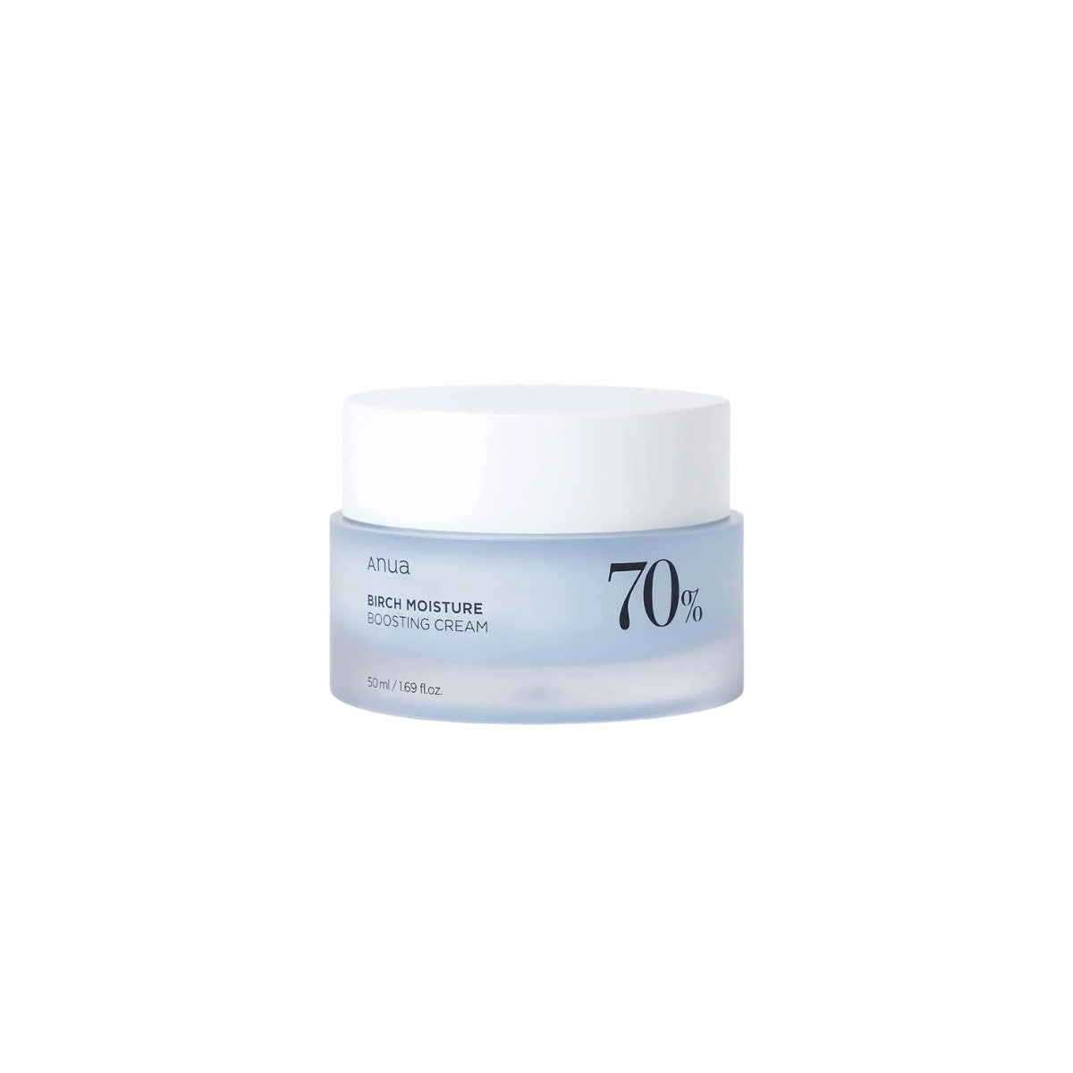 Anua Birch 70 Moisture Boosting Cream – 50ml deeply hydrating, sub-acidic gel-cream with 70% pure white birch sap available at Atelier De Glow UAE.