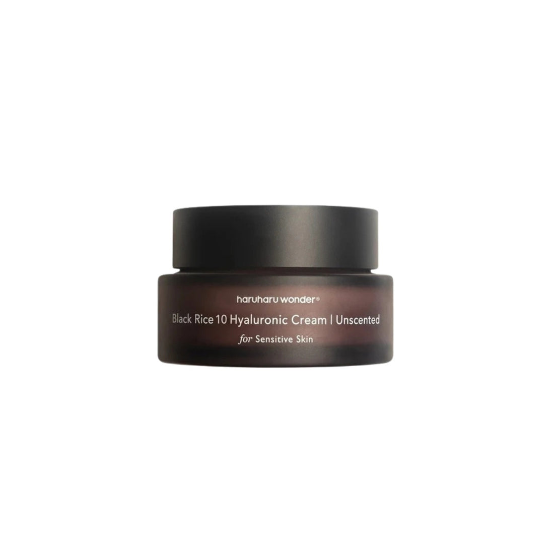 Haruharu Wonder Black Rice Hyaluronic Cream Unscented – 50ml fragrance-free Korean moisturizer with fermented Black Rice and Safflower Oil available at Atelier De Glow UAE.