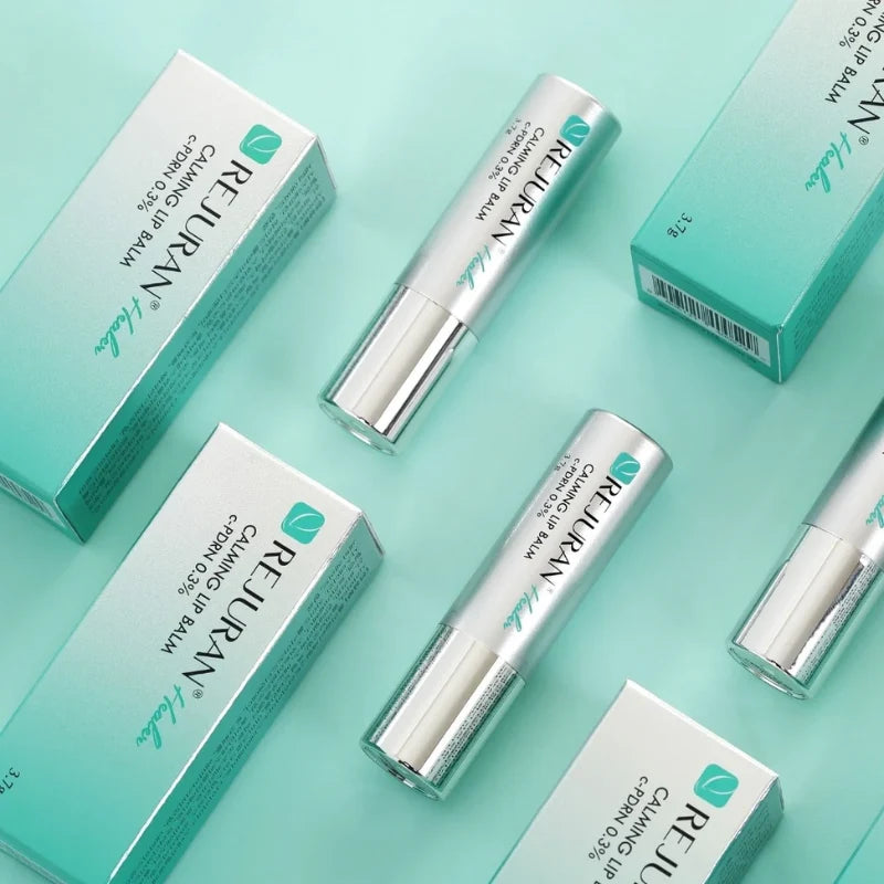 REJURAN Calming Lip Balm – K-beauty "Barrier-Repair Lip Treatment" for a smooth, plump, and naturally radiant pout, shop at Atelier De Glow UAE.