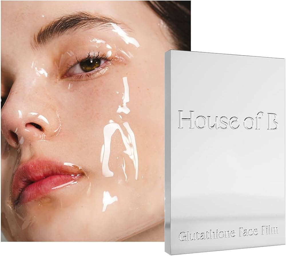 Ultra-thin, melting film texture of House of B Glutathione – Zero-residue, high-absorption antioxidant treatment for instant glow at Atelier De Glow UAE.
