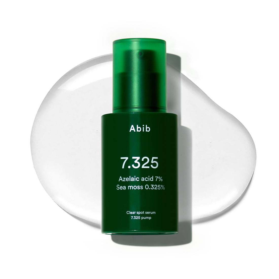 Abib Clear Spot Serum 7.325 – 30ml targeted blemish treatment with Succinic Acid and Heartleaf extract available at Atelier De Glow UAE.