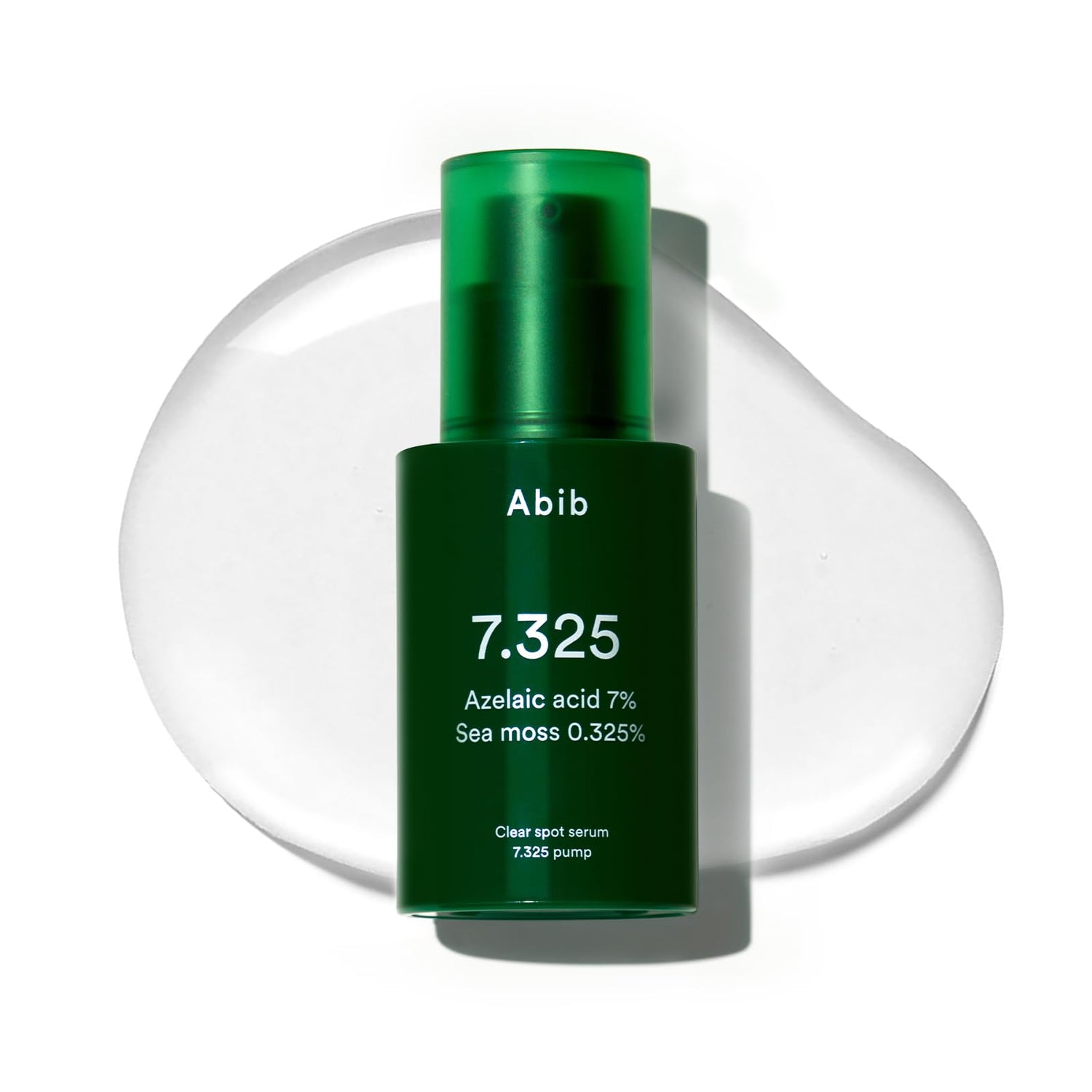 Abib Clear Spot Serum 7.325 – 30ml targeted blemish treatment with Succinic Acid and Heartleaf extract available at Atelier De Glow UAE.