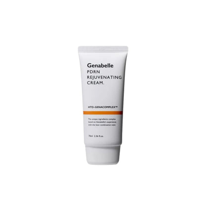Genabelle PDRN Rejuvenating Cream – 70ml professional Korean recovery cream featuring Salmon DNA (PDRN) for cellular repair at Atelier De Glow UAE.