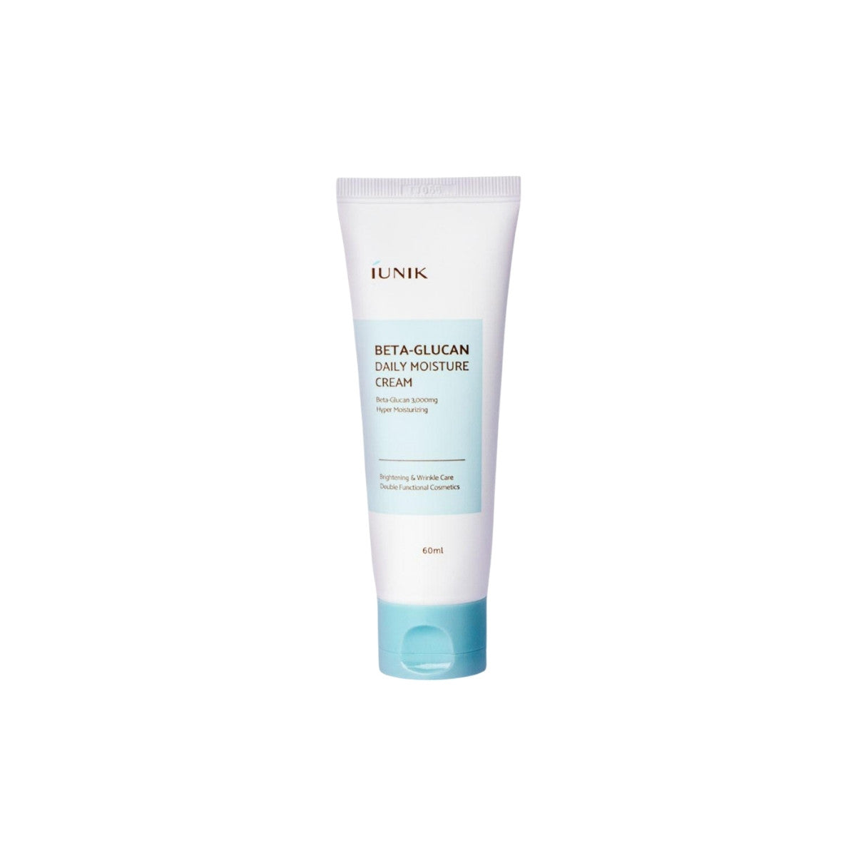 iUNIK Beta-Glucan Daily Moisture Cream – 60ml intensive barrier-repair and deeply hydrating face moisturizer available at Atelier De Glow UAE.