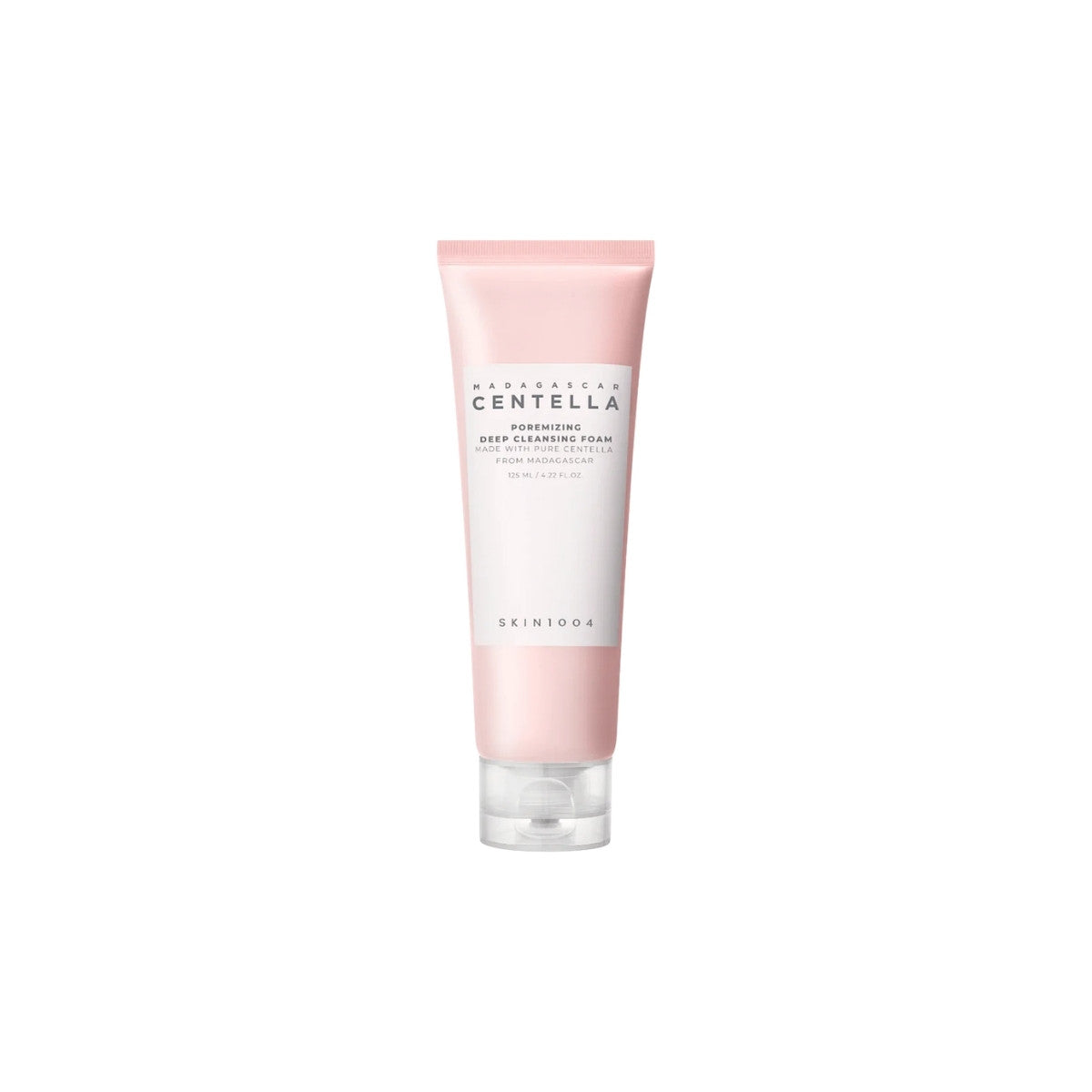 SKIN1004 Madagascar Centella Poremizing Deep Cleansing Foam 125ml – gentle pore-purifying facial cleanser with Himalayan Pink Salt and Centella Asiatica at Atelier De Glow UAE.