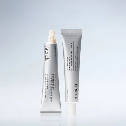 Arencia Glycolic Acid booster for rough orange-peel skin texture, closed comedones, and stubborn acne discoloration – Exfoliating treatment from Atelier De Glow UAE.