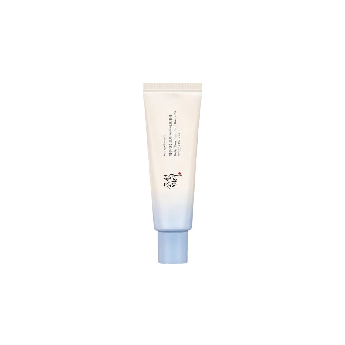 Beauty of Joseon Relief Sun: Aqua-fresh SPF 50+ PA++++ – 50ml Korean sunscreen with Rice Seed Water and Rice Bran available at Atelier De Glow UAE.