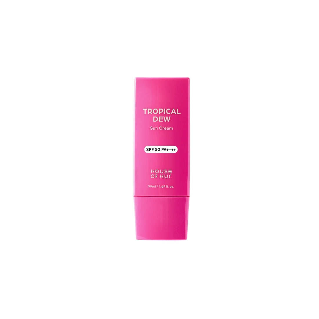 House of Hur Tropical Dew Sun Cream SPF 50+ PA++++ – 50ml hydrating chemical sunscreen with Coconut Extract available at Atelier De Glow UAE.