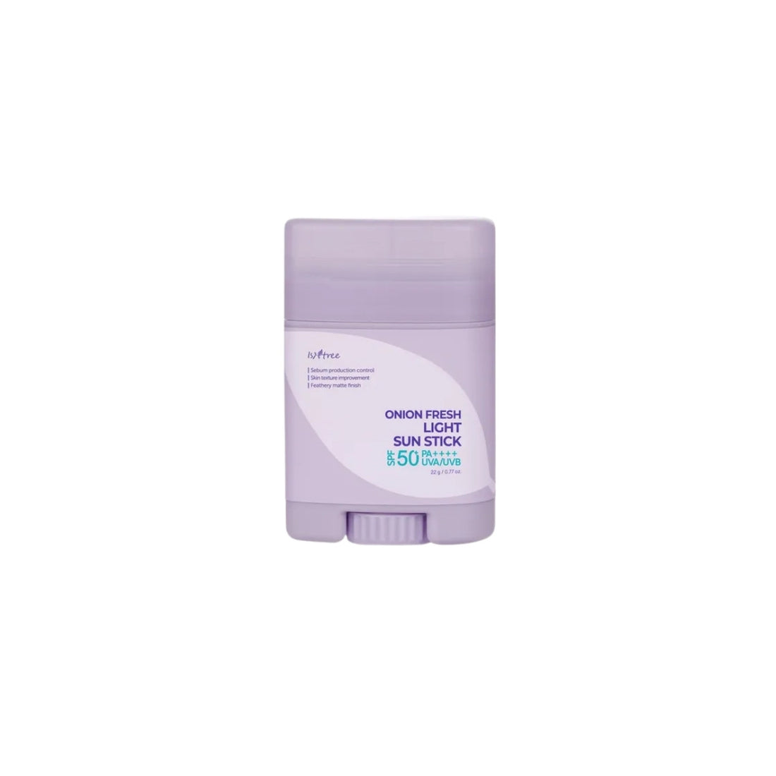 Isntree Onion Fresh Light Sun Stick – 22g broad-spectrum SPF 50+ PA++++ with Red Onion Extract available at Atelier De Glow UAE.