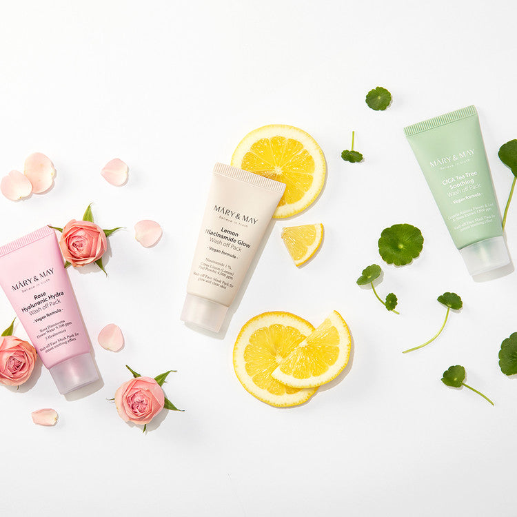 Mary &amp; May Vegan Wash Off Mask Mini Gift Set | Atelier De Glow UAE