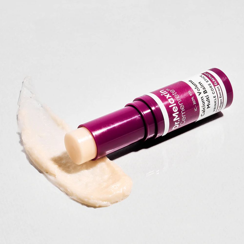 Dr.Melaxin balm for volume loss, sagging skin, and deep wrinkles – Intensive calcium-infused firming treatment for targeted repair from Atelier De Glow UAE.