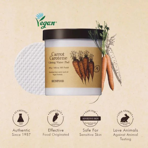 SKINFOOD Carrot Carotene Calming Water Pad | Atelier De Glow UAE