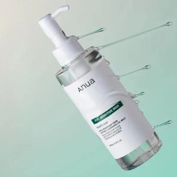 Anua Mild Cleansing Oil for sensitive skin and sun-irritation in Dubai – Non-stinging Korean makeup remover for fragile barriers with fast delivery in UAE.