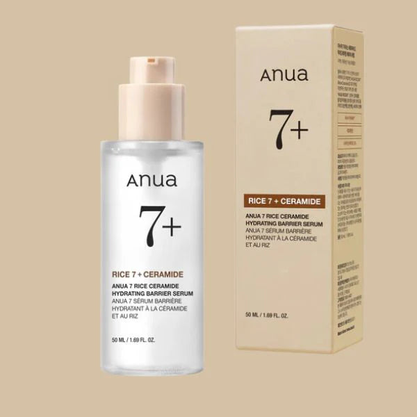 Anua Rice Ceramide Serum for dullness and AC-dryness in Dubai – Brightening Korean barrier serum to restore skin elasticity with fast delivery in UAE.