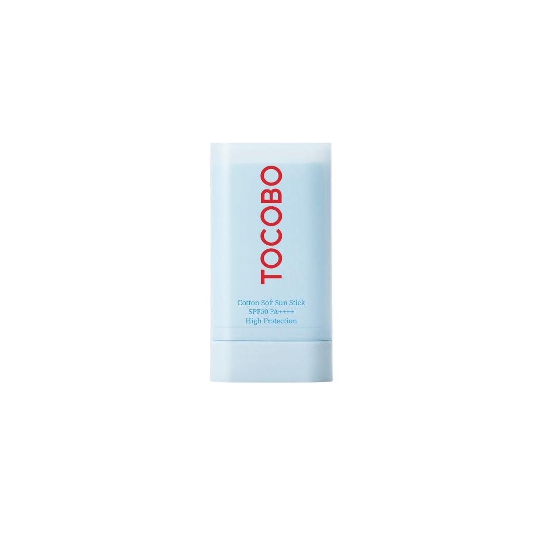 TOCOBO Cotton Soft Sun Stick SPF 50+ PA++++ – Matte finish Korean sun stick for easy reapplication over makeup available at Atelier De Glow UAE.