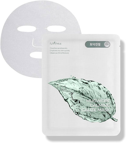 Isntree Mugwort Calming Gauze Mask | Atelier De Glow UAE