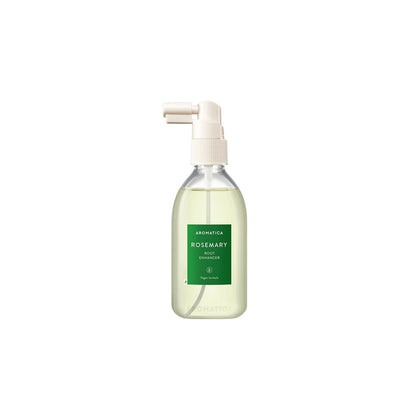 AROMATICA Rosemary Root Enhancer – 100ml silicone-free anti-hair loss daily botanical scalp tonic spray available at Atelier De Glow UAE.