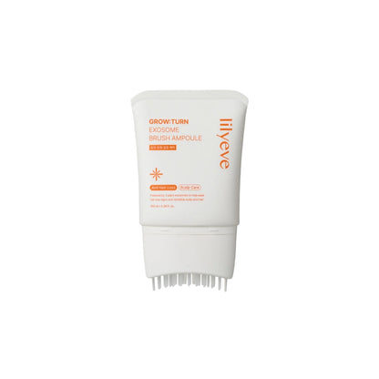 lilyeve Grow Turn Exosome Brush Ampoule – 100ml scalp treatment with Plant Exosomes and Biotin available at Atelier De Glow UAE.