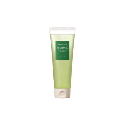 AROMATICA Scalp Scaling Shampoo for removing hard-water buildup and dandruff in Dubai – Refreshing Korean hair care with fast UAE delivery.