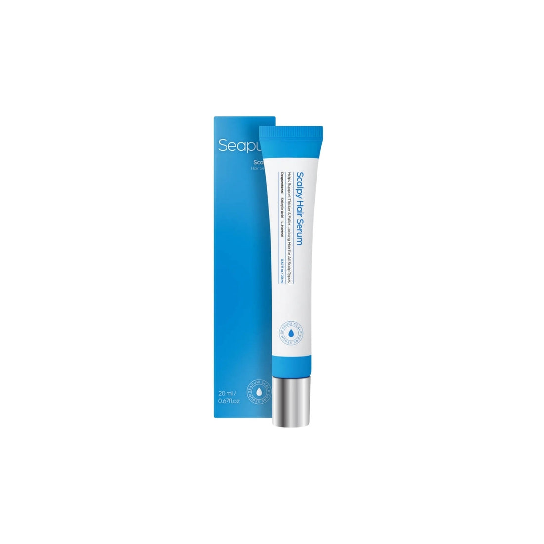 Seapuri Scalpy Hair Serum 20ml – nourishing scalp treatment formulated to strengthen hair follicles and improve scalp health available at Atelier De Glow UAE.