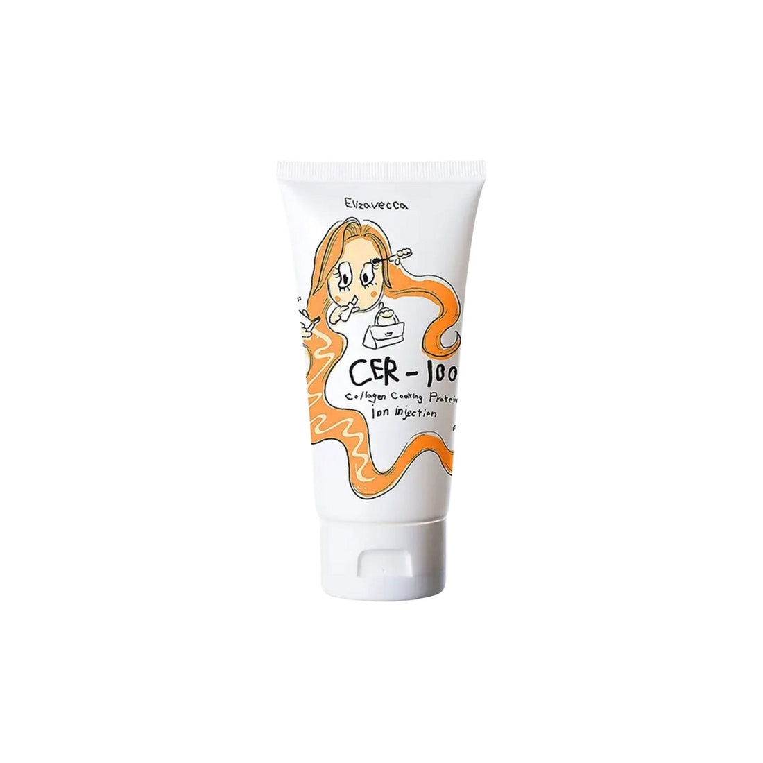 Elizavecca Milky Piggy Collagen Coating Protein Ion Injection – 50ml Korean hair treatment with Hydrolyzed Collagen and Ceramides available at Atelier De Glow UAE.
