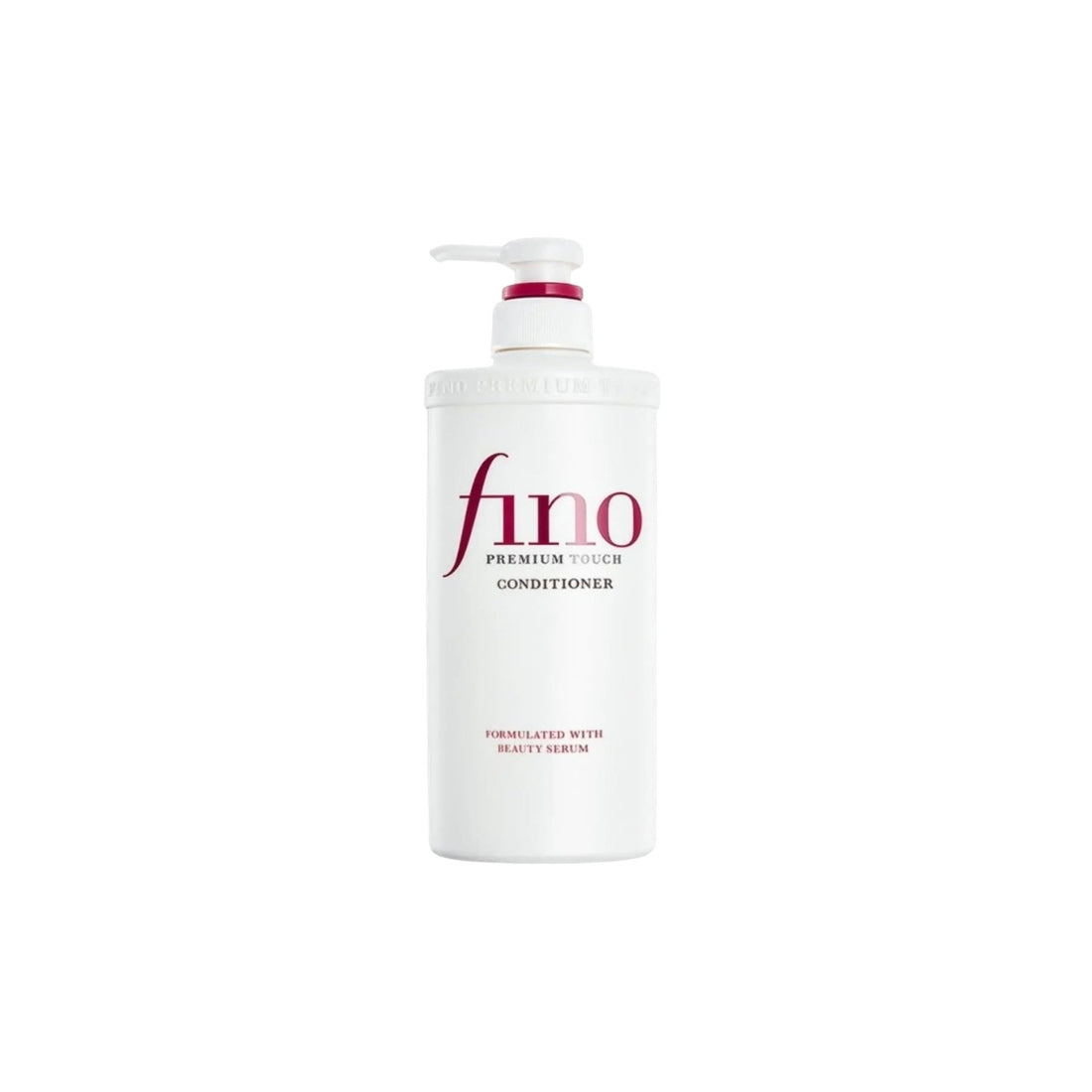 Shiseido Fino Premium Touch Conditioner 550ml – intensive hair repair treatment with six beauty essences for silky, smooth, and nourished hair available at Atelier De Glow UAE.
