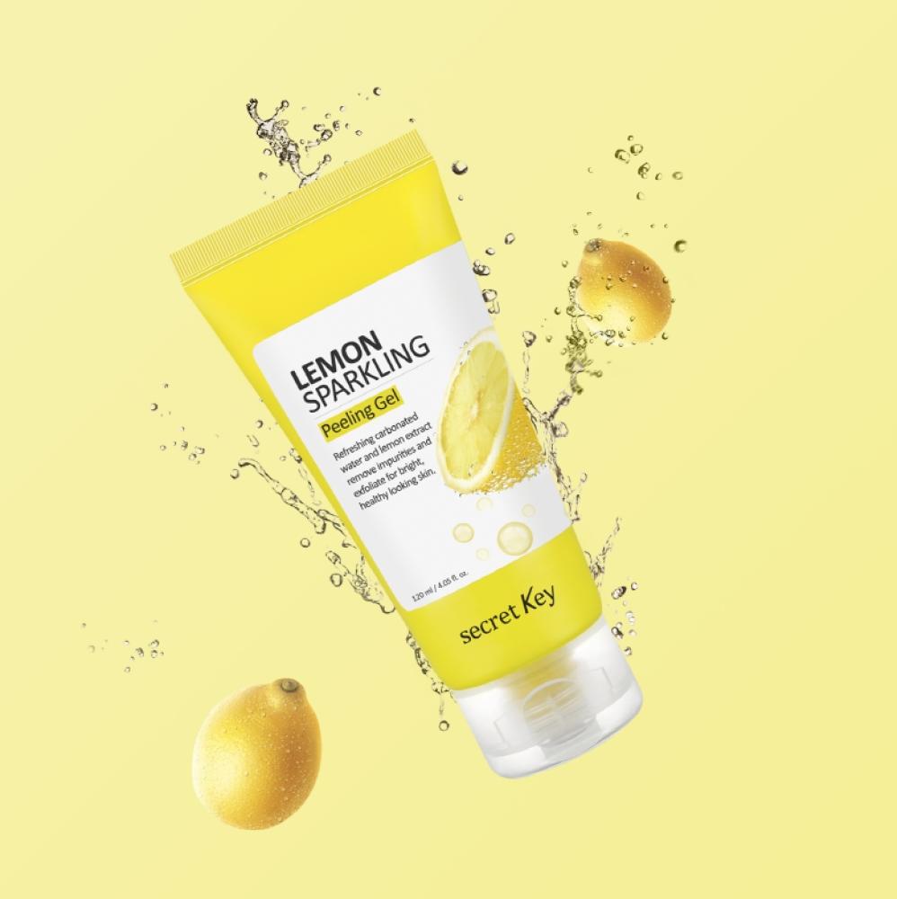 Secret Key peeling gel for dull skin, blackheads, and uneven texture – Gentle physical and chemical exfoliation for clear skin from Atelier De Glow UAE.