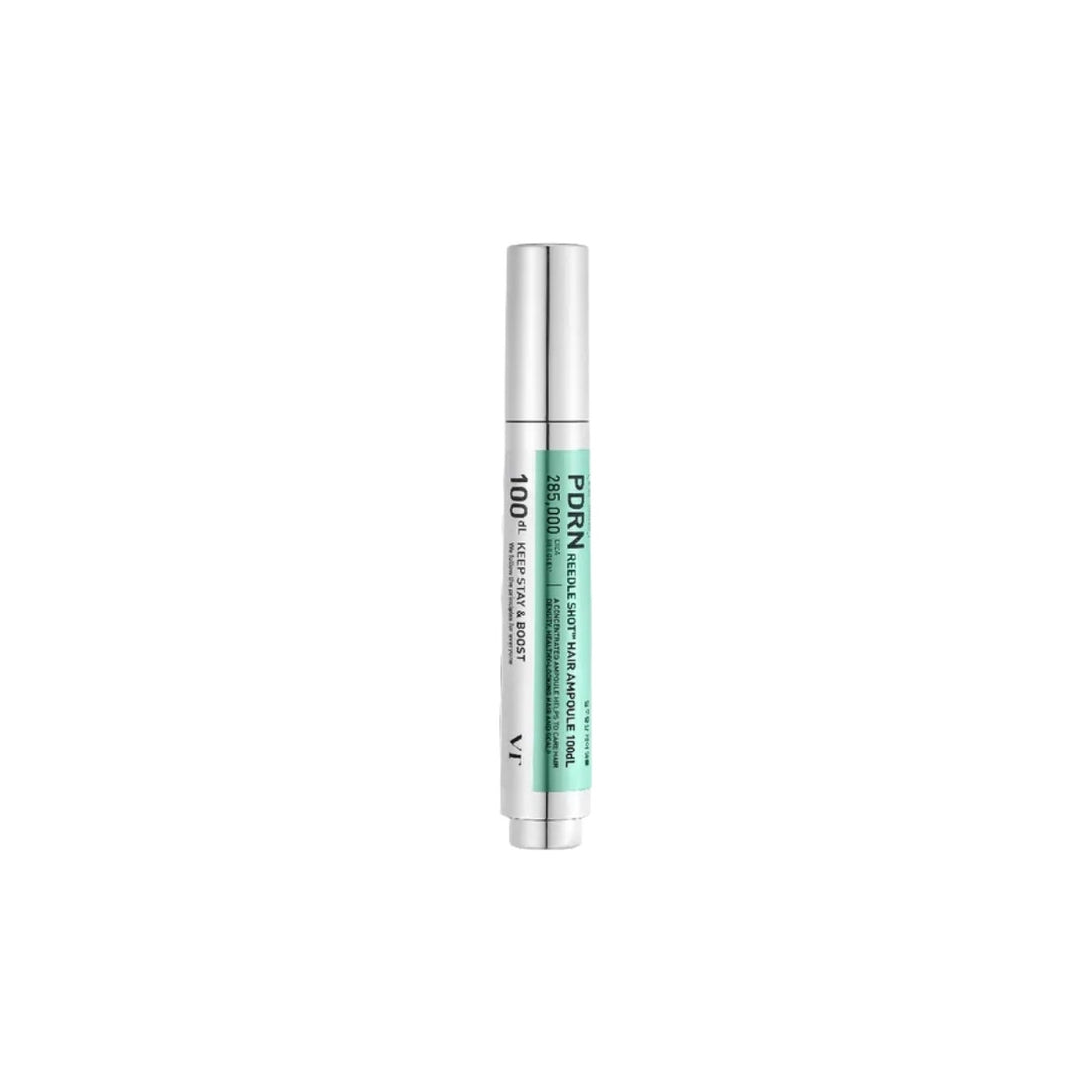 VT Cosmetics PDRN Reedle Shot Hair Ampoule 100 – 15ml scalp serum with Cica Reedle™ and Salmon DNA available at Atelier De Glow UAE.