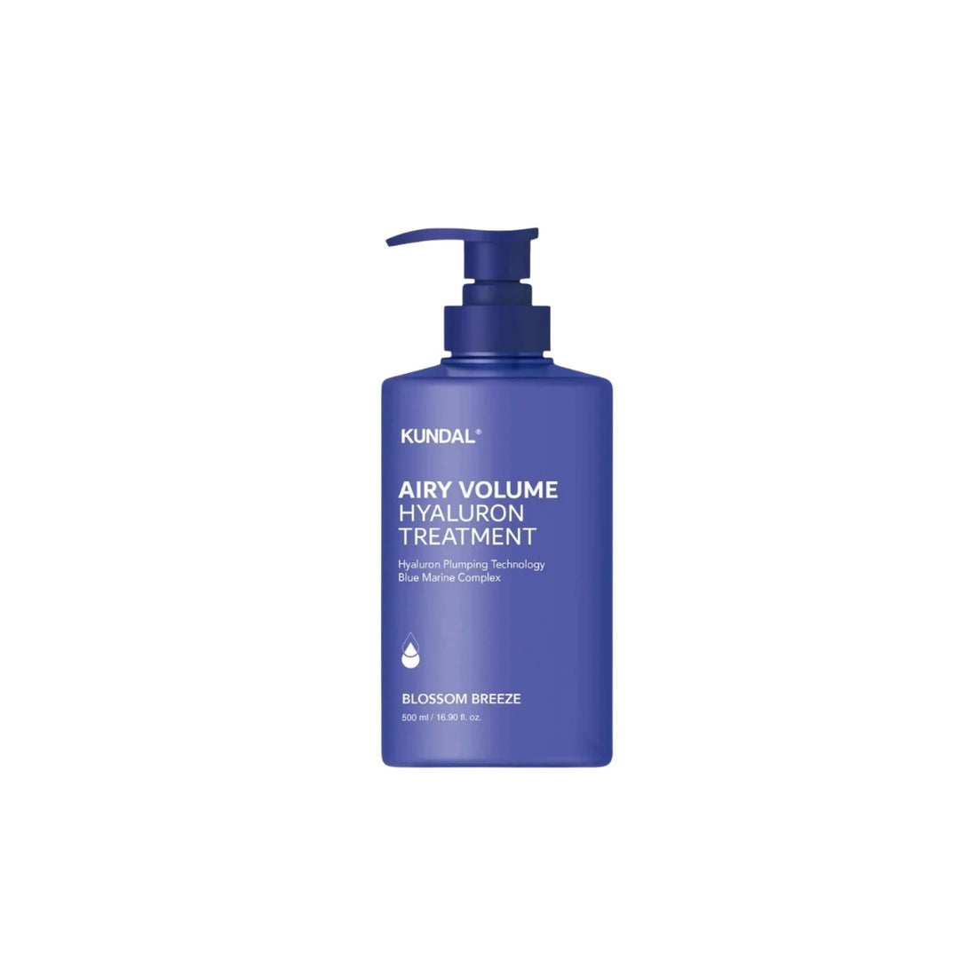KUNDAL Airy Volume Hyaluron Treatment – 500ml jumbo sizing weightless hydrating and volumizing salon hair conditioner available at Atelier De Glow UAE.