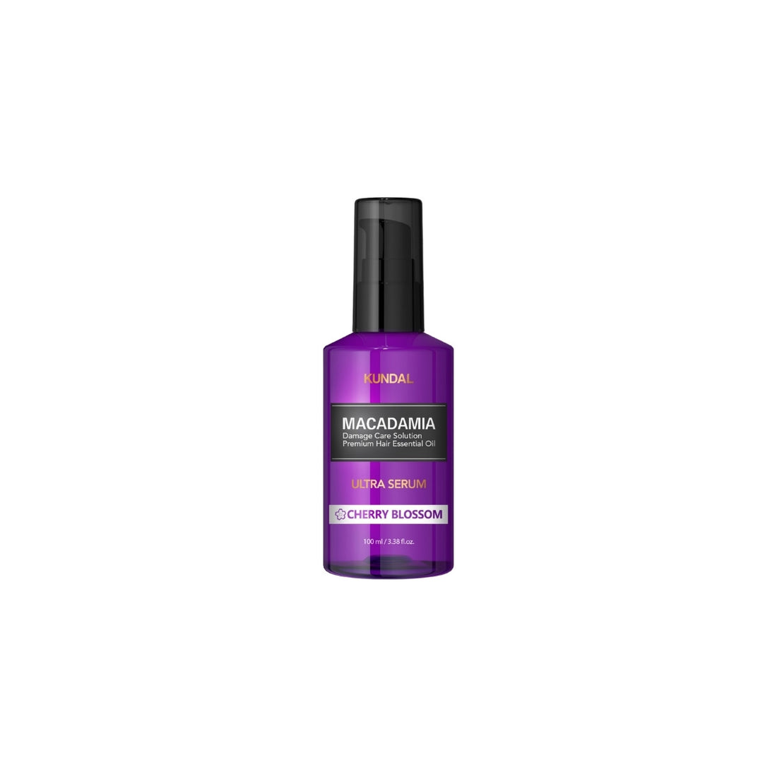 KUNDAL Macadamia Ultra Hair Serum 100ml bottle – Pure Macadamia and Argan Oil infused Korean hair treatment available at Atelier De Glow UAE.