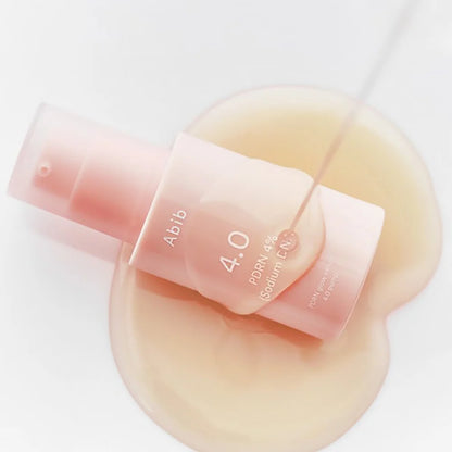 Lightweight, fast-absorbing, and nourishing Abib PDRN Glow Serum 4.0 Pump delivering deep hydration and a smooth, non-sticky luminous finish at Atelier De Glow UAE.