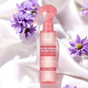 KUNDAL Protein Bonding Care Hair Mist – On-the-go Korean skincare for hair to restore elasticity and "glass-hair" shine, shop at Atelier De Glow UAE.