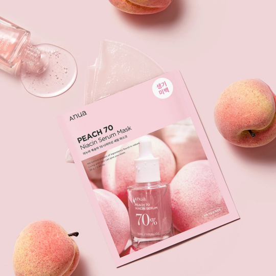 Anua Peach Mask for sun-dullness and heat-fatigued skin in Dubai – Brightening Korean facial mask for instant radiance with fast UAE delivery.